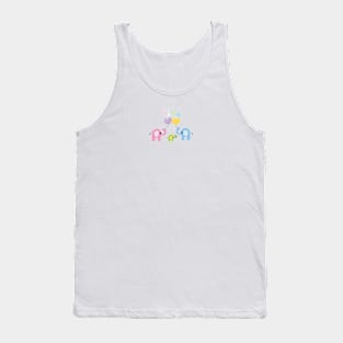 Baby elephant family Tank Top